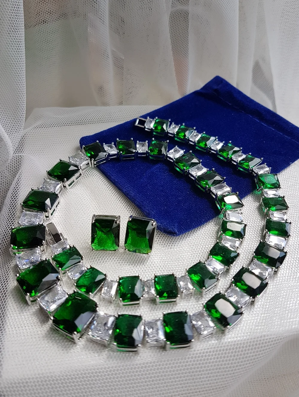 Swarovski emerald #gift clear